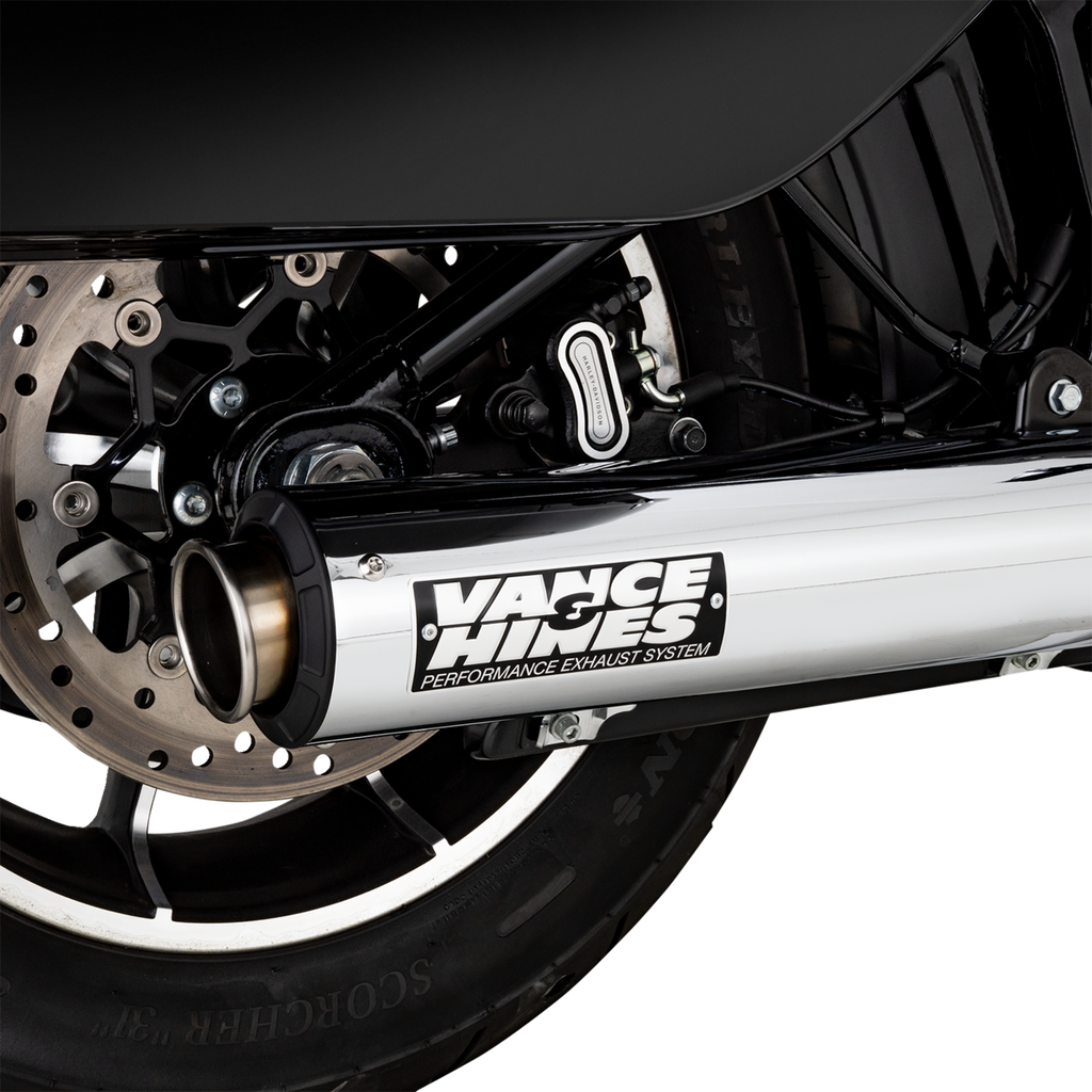 Vance & Hines 2025 Narrow Tire Softail Supersport Slip-On - Chrome