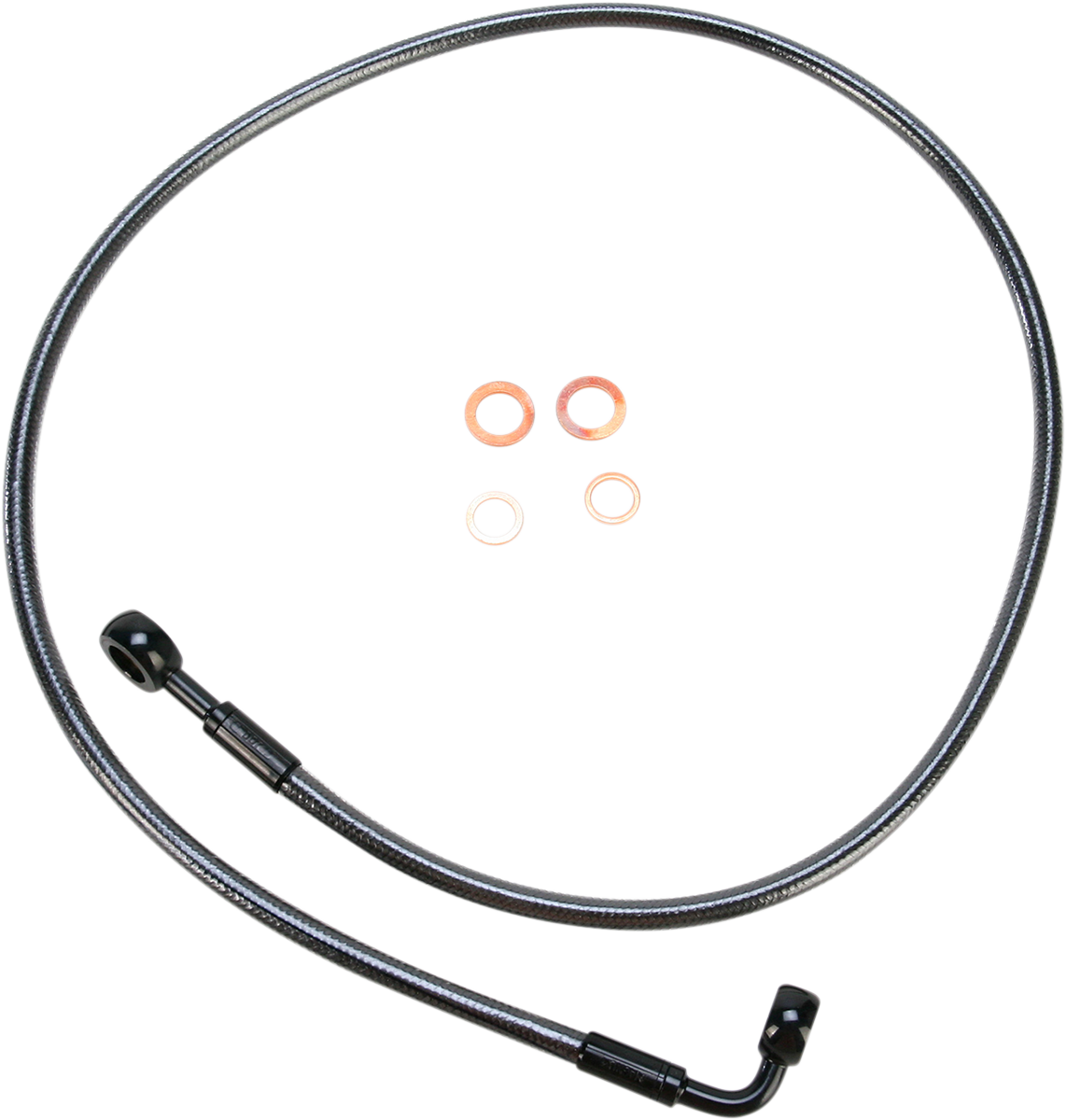 MAGNUM SHIELDING E-Z Align Braided Single Disc Front Brake Line