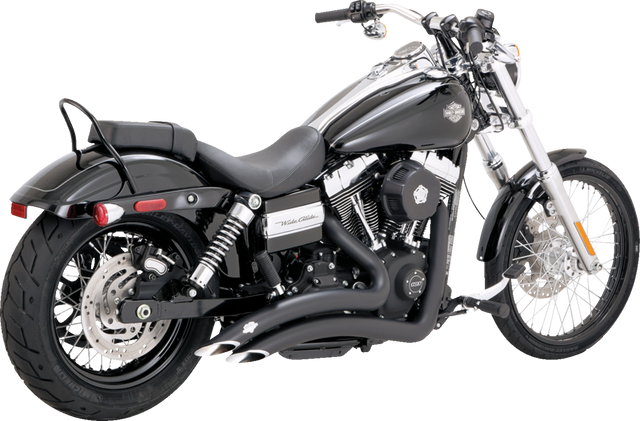 Vance & Hines 2-into-2 Big Radius Exhaust System - Matte Black 46081