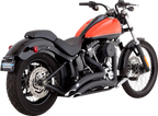 VANCE & HINES 2-into-2 Big Radius Exhaust System - Matte Black 46079