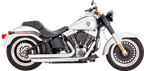 VANCE & HINES Big Shots Staggered Exhaust System - Chrome 17959