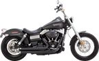 VANCE & HINES Big Shots Staggered Exhaust System - Matte Black 47958