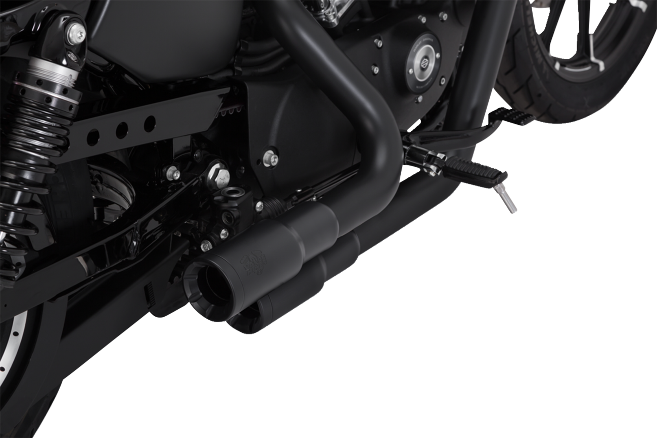 VANCE & HINES Mini Grenades Exhaust System - Matte Black 46884