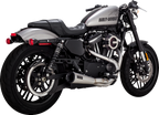 VANCE & HINES 2-into-1 Upsweep Exhaust System - Stainless Steel 27637