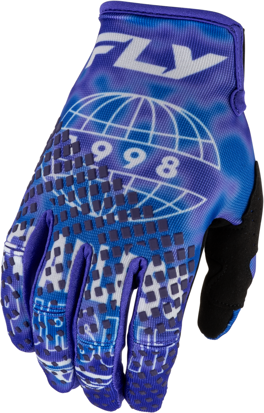 FLY Racing Kinetic Blur Gloves (2027) - Blue / Navy - View 5
