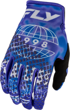 FLY Racing Kinetic Blur Gloves (2027) - Blue / Navy - View 5