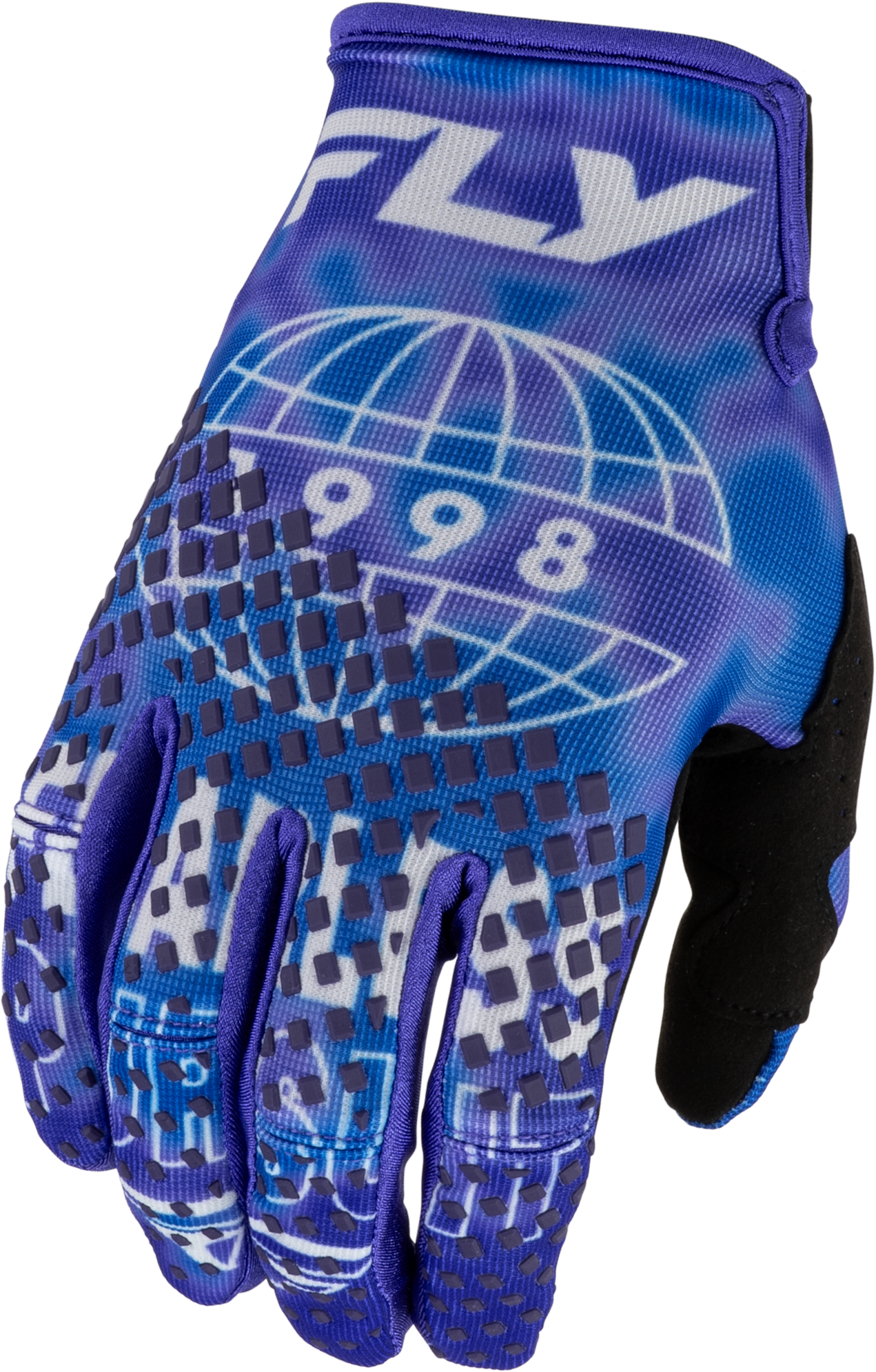 FLY Racing Kinetic Blur Gloves (2027) - Blue / Navy - View 5