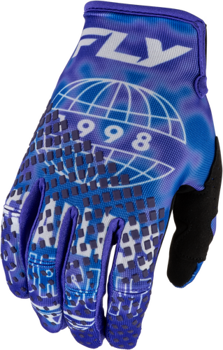 FLY Racing Kinetic Blur Gloves (2027) - Blue / Navy - View 7