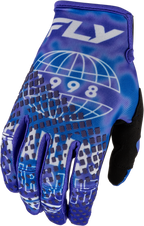FLY Racing Kinetic Blur Gloves (2027) - Blue / Navy - View 7