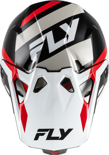 FLY Racing Formula CP Seal Helmet (2026) - White / Black / Red - View 28