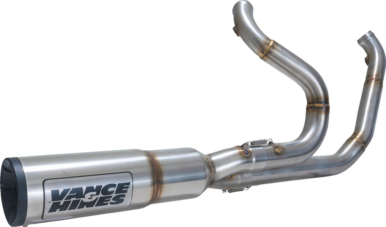 2-into-1 High Output PCX™ Exhaust System - Brushed - Touring