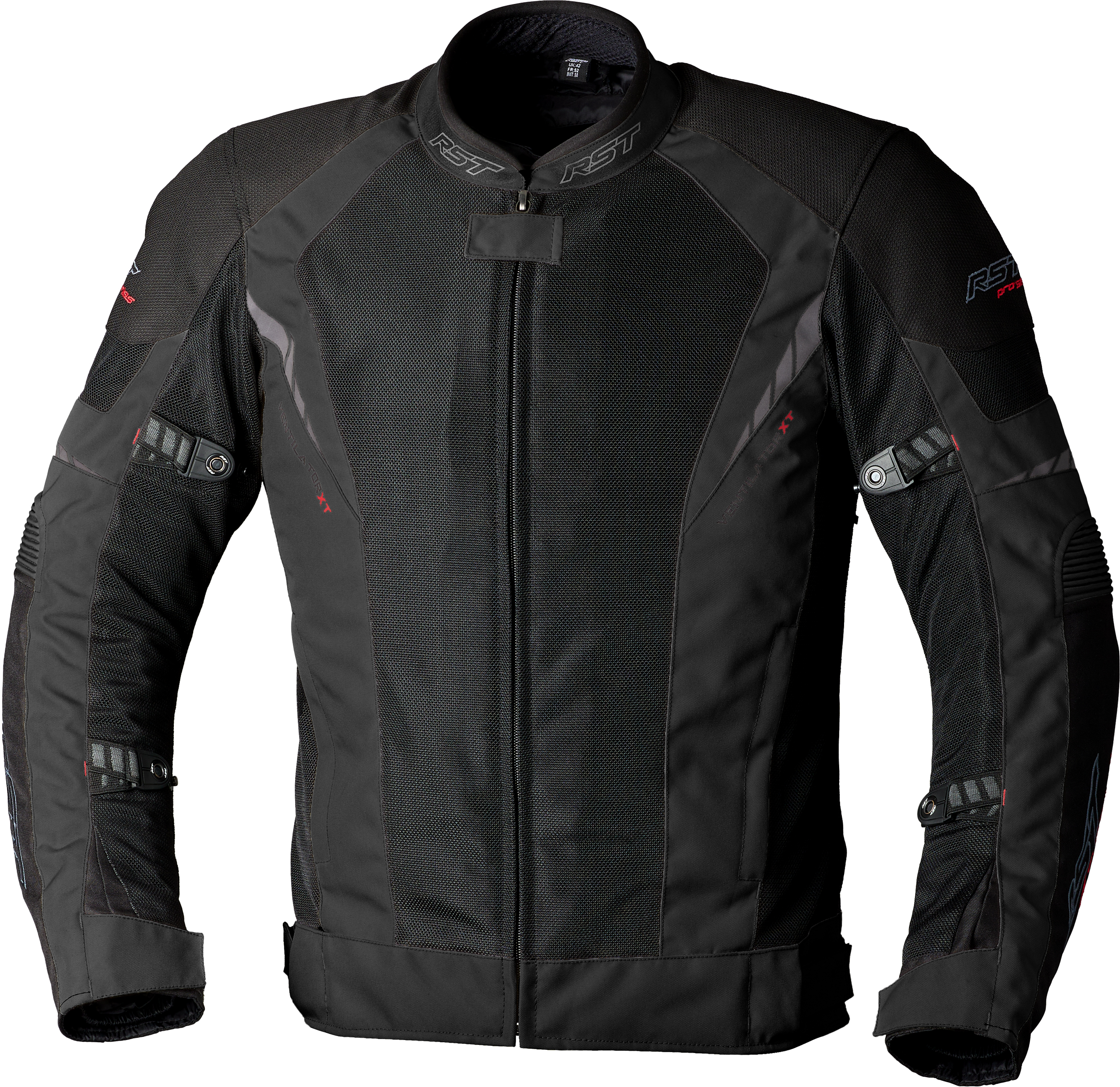 RST Ventilator XT CE Men's Textile Jacket - Black - View 1