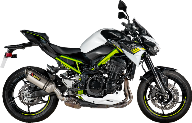 Akrapovic Slip-On Line Muffler - Titanium – Kawasaki Z900 2017-2026