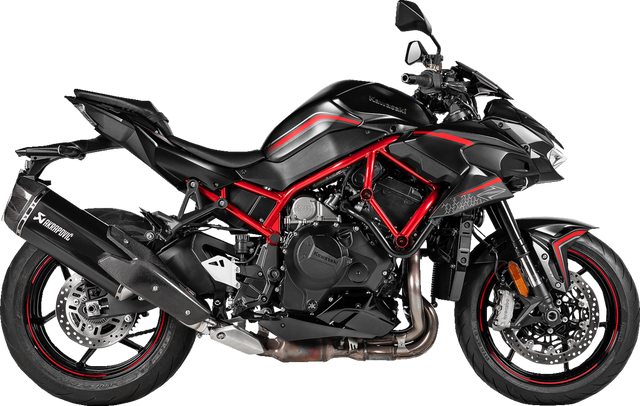 Akrapovic Slip-On Line Muffler - Titanium – Kawasaki Z H2/Z H2 SE 2020-2026 S-K10SO31-HGITBL