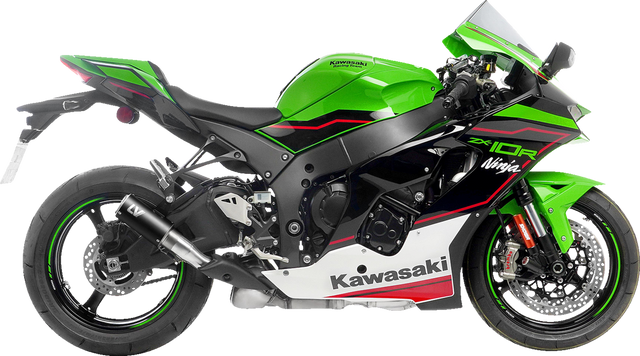 LeoVince LV Corsa Slip-On Muffler - Black 15406BU - Kawasaki Ninja ZX-10R/ZX-10RR 2021-2024