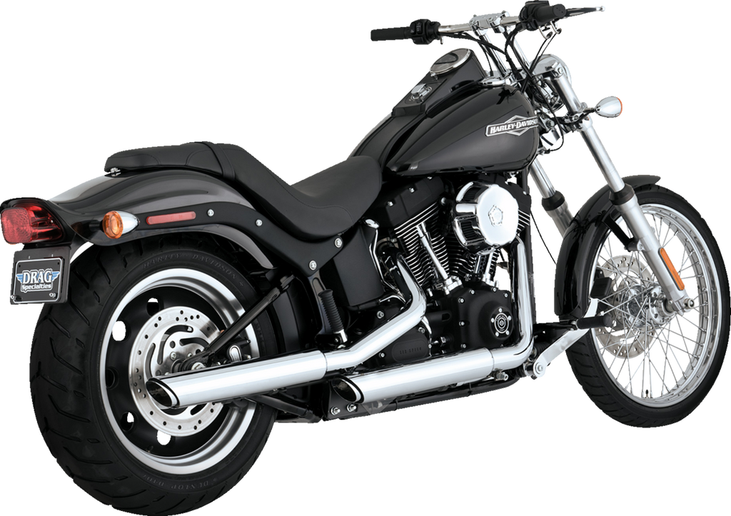 VANCE & HINES 3" Twin Slash Slip-On Muffler - Chrome 16834