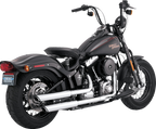 VANCE & HINES 3" Twin Slash Slip-On Mufflers - Chrome 16842
