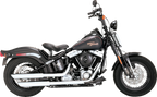 VANCE & HINES 3" Twin Slash Slip-On Mufflers - Chrome 16842