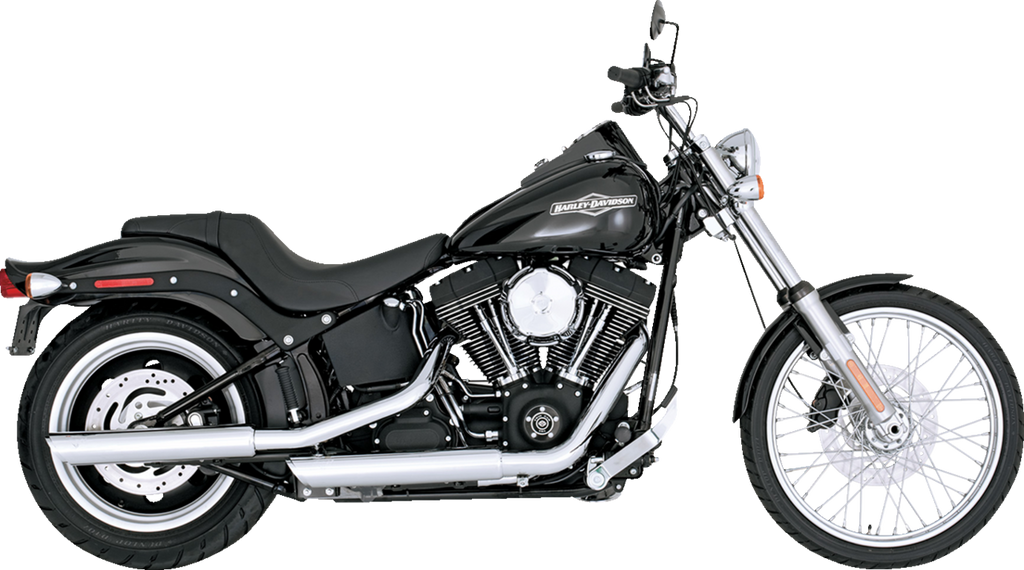 VANCE & HINES 3" Twin Slash Slip-On Muffler - Chrome 16834