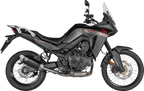 AKRAPOVIC Slip-On Line Muffler - Titanium - Black - Honda XL750 Transalp S-H7SO6-HRTBL