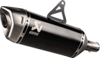AKRAPOVIC Slip-On Line Muffler - Titanium - Black - Honda XL750 Transalp S-H7SO6-HRTBL