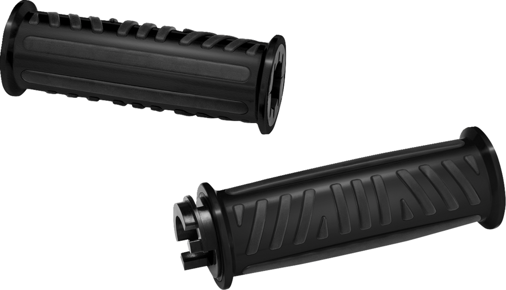 SHOW CHROME Combat Grips - Ryker - Black 17-455BK