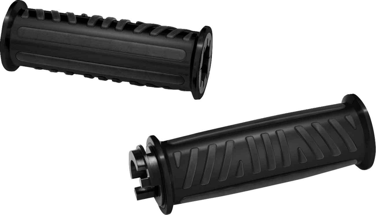 SHOW CHROME Combat Grips - Ryker - Black 17-455BK