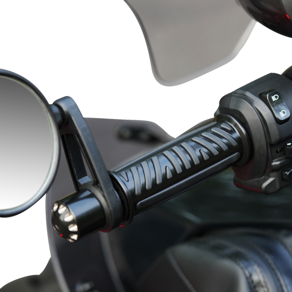 SHOW CHROME Combat Grips - Ryker - Black 17-455BK