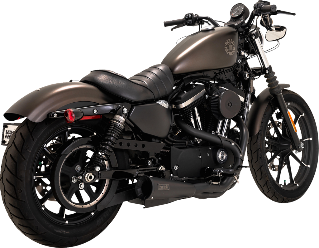 VANCE & HINES 2-into-1 Upsweep PCX™ Exhaust System - Stainless Steel - Black 47328