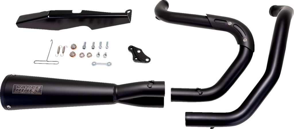 VANCE & HINES 2-into-1 Upsweep PCX™ Exhaust System - Stainless Steel - Black 47328