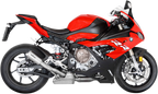 LeoVince Slip-On Muffler - Black Stainless Steel - S1000RR 15241B - BMW S1000RR; BMW S1000R LV-10 - BMW S1000RR 2019-2024; BMW S1000R 2021-2024