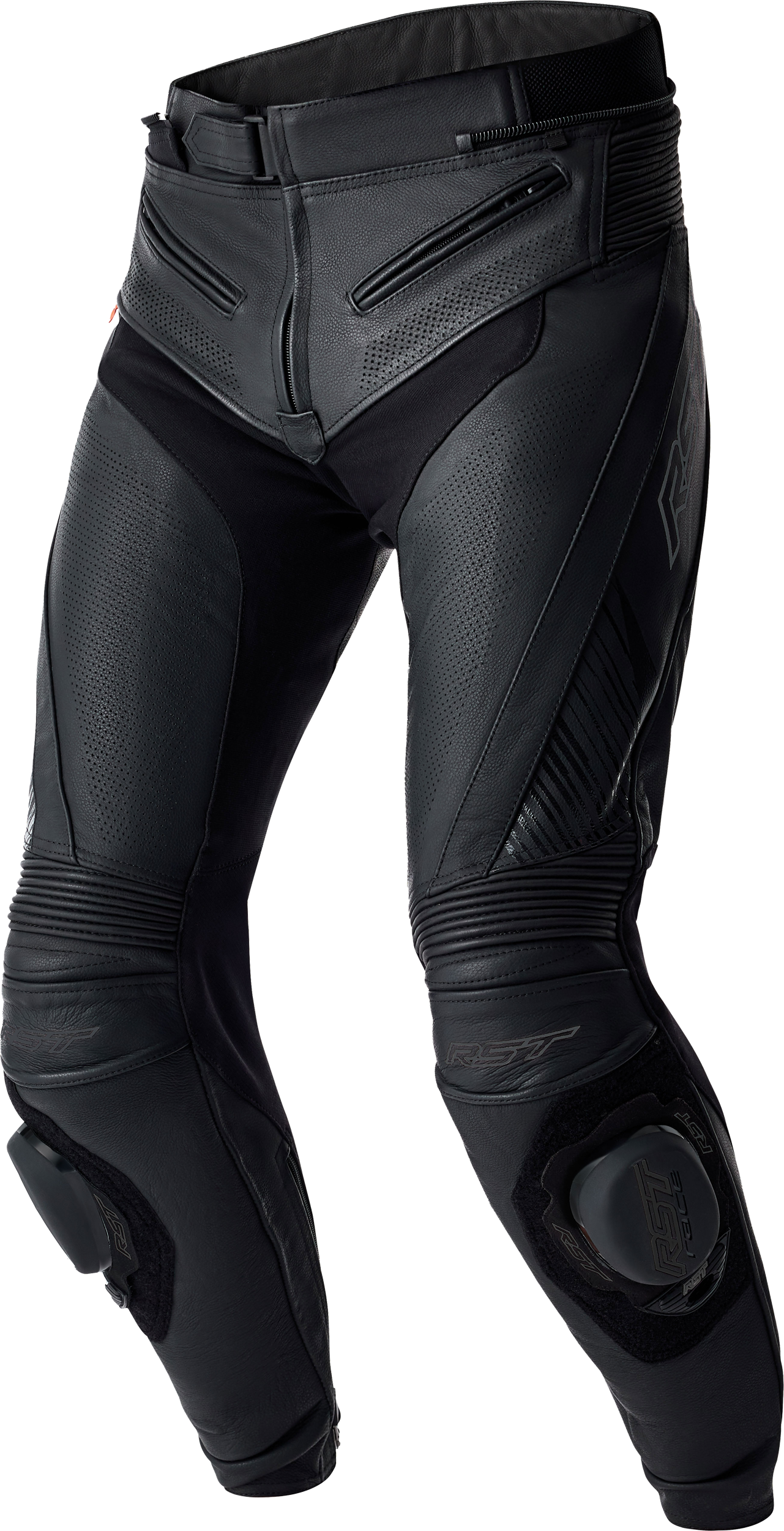 RST Tractech Evo 5 CE Men's Leather Pants (Short Leg) - Black - View 1
