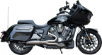S&S CYCLE 2-into-1 Qualifier Exhaust System - Race Only - Brushed - Stainless Steel 550-1082