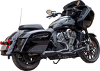 S&S CYCLE 2-into-1 Qualifier Exhaust System - 50-State - Black - Stainless Steel 550-1085