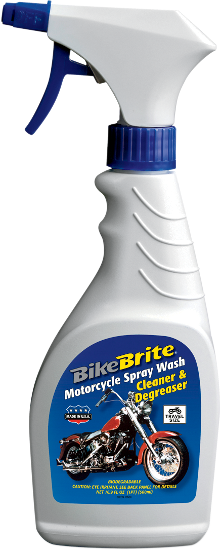 BIKE BRITE Spray Wash - 16.9 US fl oz. / Travel Size / Spray Bottle 3704-0136