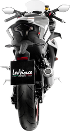 LEOVINCE LV-10 Slip-On Muffler - Matte - Stainless Steel 15265U