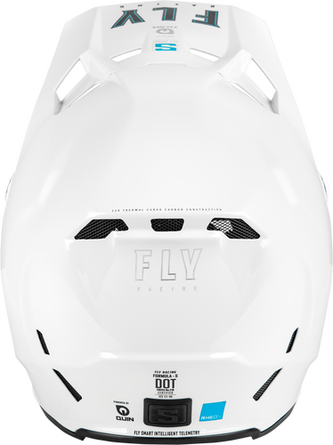 FLY Racing Formula S Carbon Helmet - White - View 14