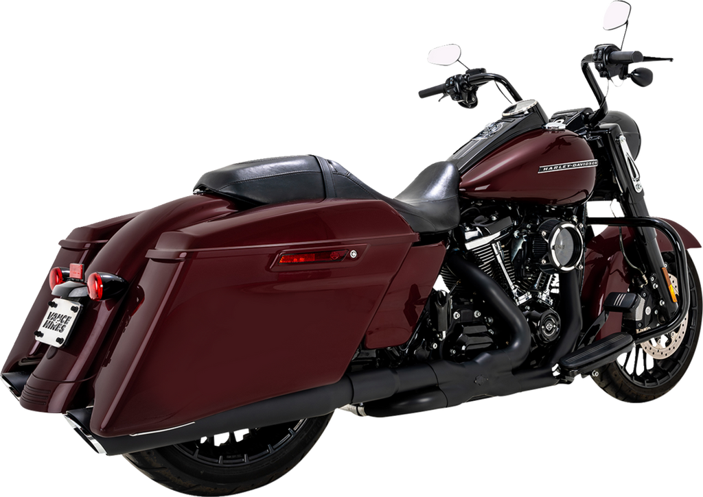 VANCE & HINES Twin Slash Slip-On Muffler - Black - FL 46672