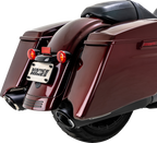 VANCE & HINES Twin Slash Slip-On Muffler - Black - FL 46672