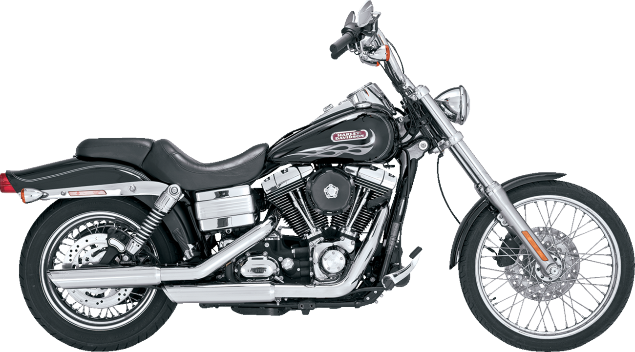 3" Twin Slash Slip-On Muffler - Chrome