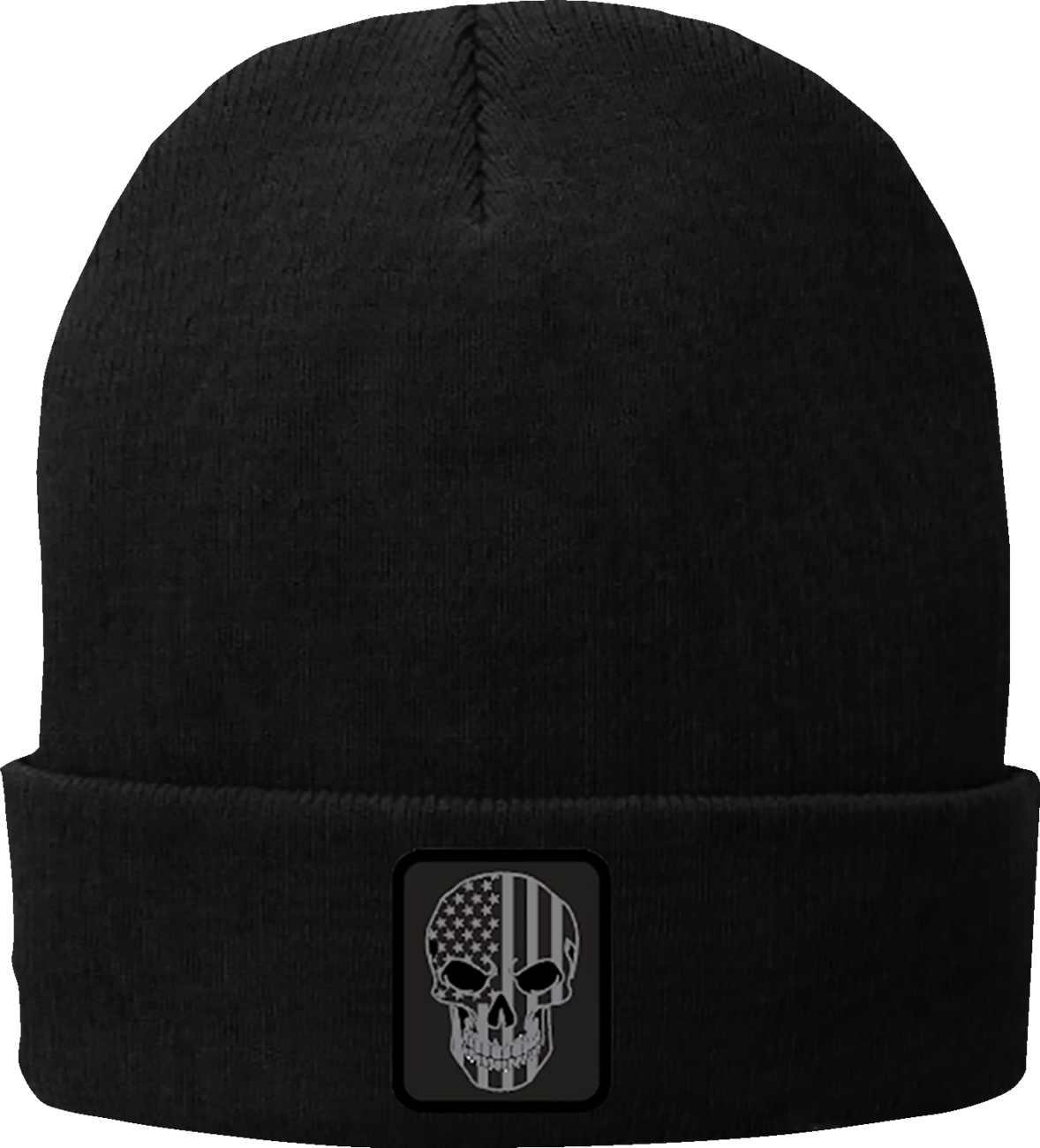 AMERICAN BIKER Mr Piston Flag Fleece-Lined Knit Beanie