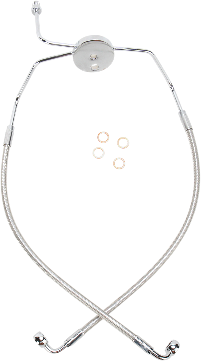 MAGNUM SHIELDING Designer Series Front Lower Brake Line Kit