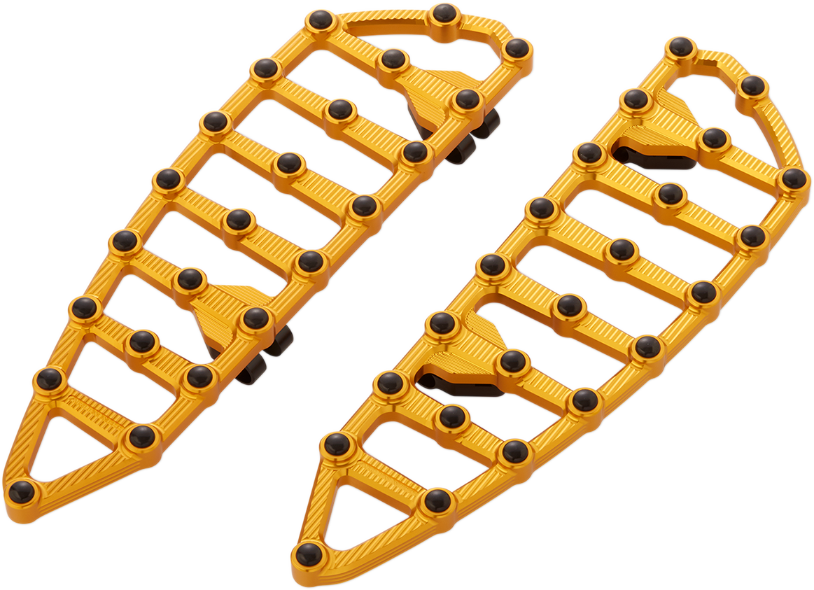 ARLEN NESS MX Driver Floorboards - Gold 1621-0945