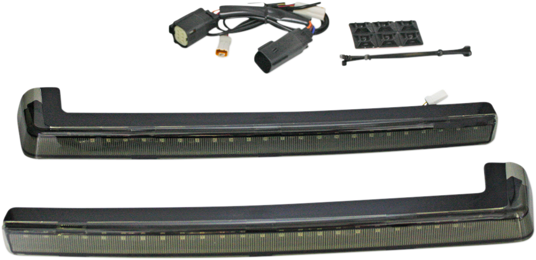 CUSTOM DYNAMICS LED Run/Brake/Turn Tour-Pak® Arms - Smoke Lens / '14-'25 2040-2502