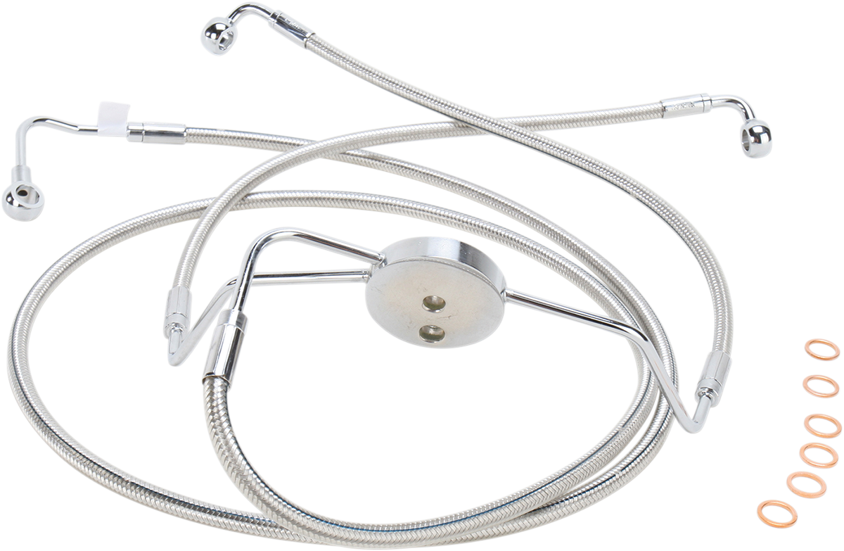 MAGNUM SHIELDING Designer Series Front Lower Brake Line Kit