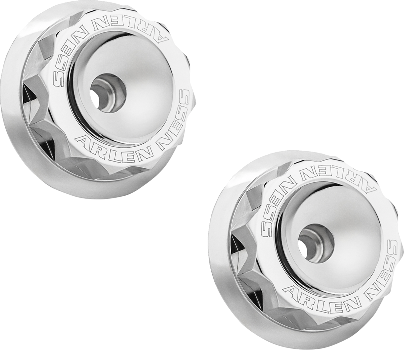 ARLEN NESS Fork Nut Cover - Chrome 0412-0666
