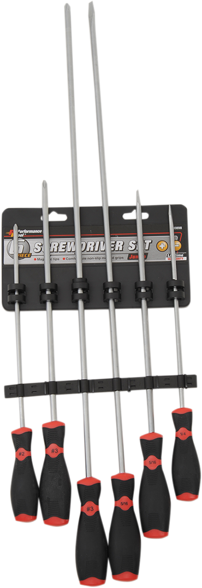PERFORMANCE TOOL Jumbo Screwdriver Set - Screwdriver Tool Set 3850-0268