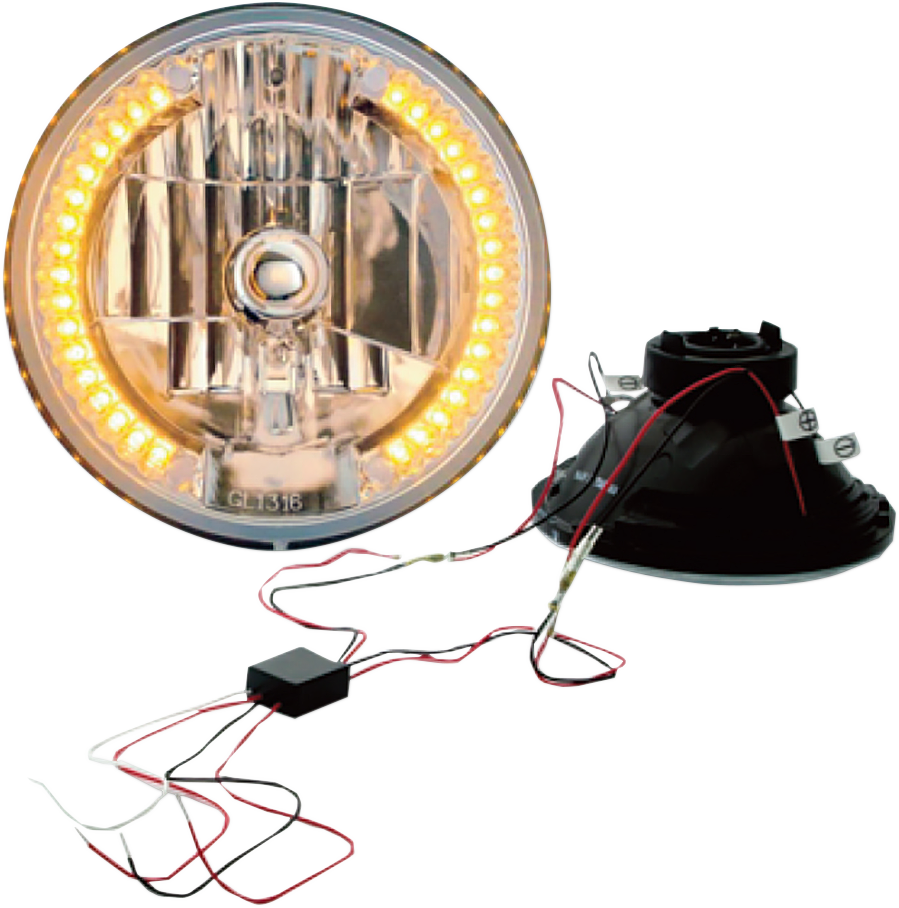 HEADWINDS Snake-Eye Headlamp w/ LED Turn Signals and Control Module
