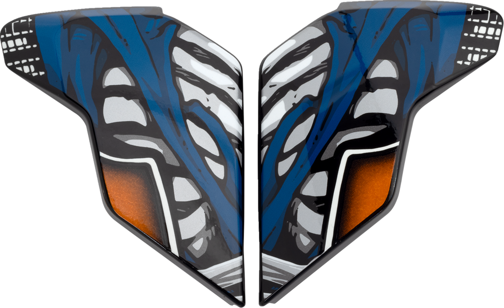 ICON Airflite™ Helmet Side Plates — Trick or Street 4 - Airflite™ Side Plates / Trick or Street 4 / Black 0133-1584