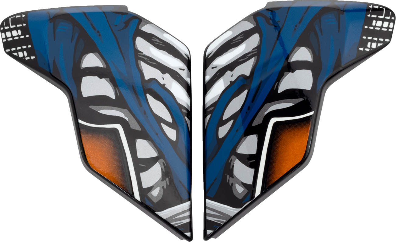 ICON Airflite™ Helmet Side Plates — Trick or Street 4 - Airflite™ Side Plates / Trick or Street 4 / Black 0133-1584